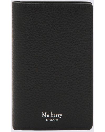 Mulberry Leather Card Holder - Black