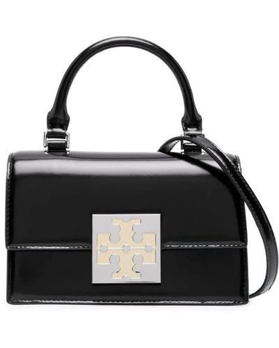 Tory Burch Womens 142346 Smooth Finish Leather Top Handle Women's