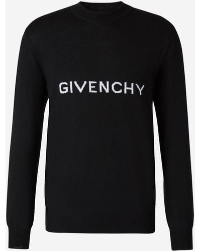 Givenchy Logo Knit Sweater - Black