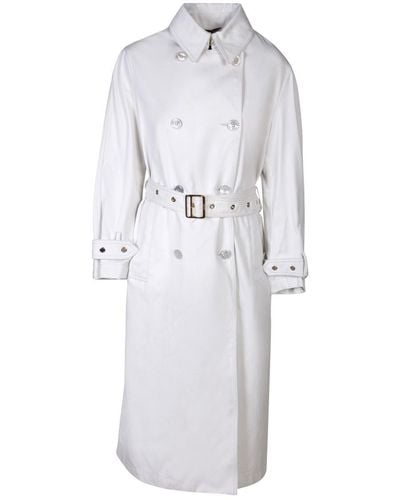 Moorer Trench Coats - White
