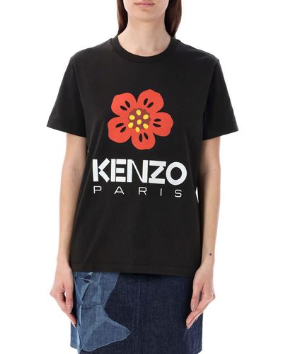 KENZO Boke Flower Loose T-Shirt - Black