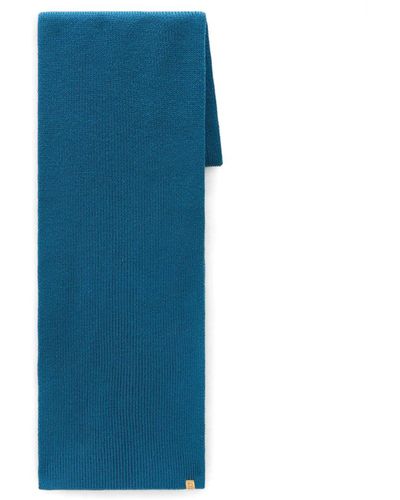 Woolrich Knit Scarf - Blue
