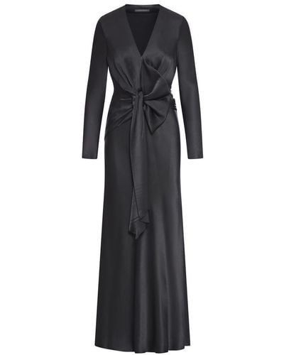 Alberta Ferretti Long Dresses - Black