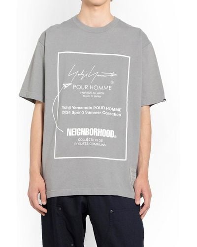 Yohji Yamamoto T-shirts - Gray