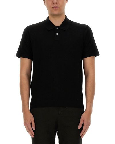Theory Regular Fit Polo Shirt - Black