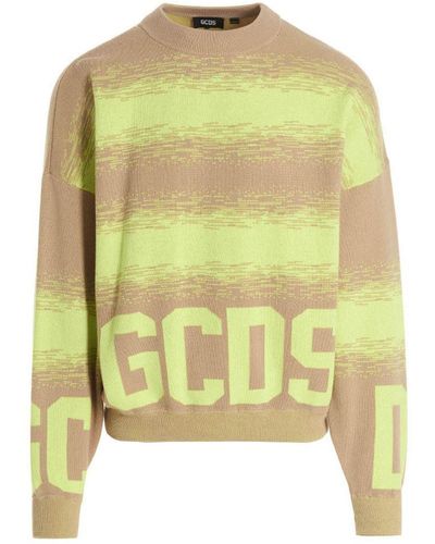Gcds ' Low Band Degradè' Sweater - Yellow