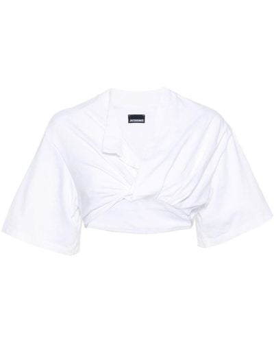 Jacquemus Le Bahia Court T-shirt - White