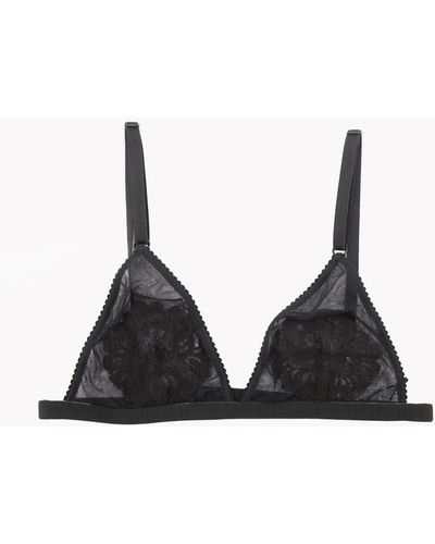 Dolce & Gabbana Lace And Tulle Bra - Black