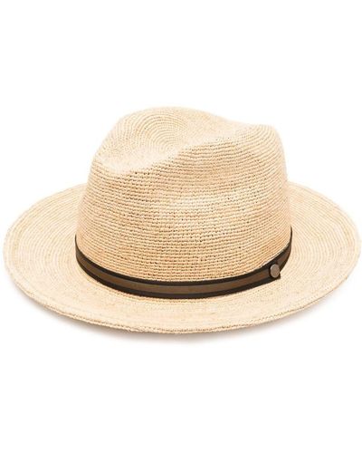 Borsalino Wide Brim Rafia Hat - Natural