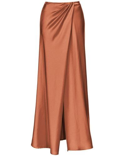 Pinko Draped Skirt - Brown
