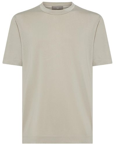 Daniele Fiesoli Crew Neck Short Sleeve Cotton T-Shirt - White