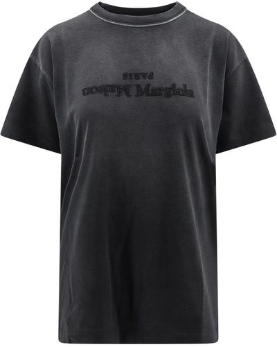 Maison Margiela Reverse Logo T-shirt - Black
