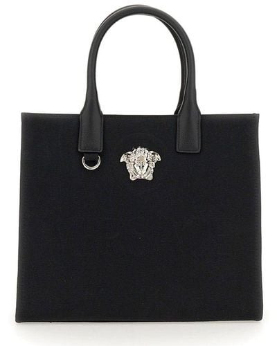 Versace 'la Medusa' Bag - Black