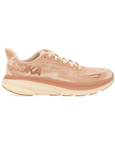 Hoka One One "M Clifton 9" Trainer - Pink