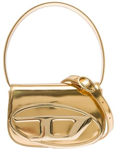 DIESEL 1Dr-Colored Handbag With Electroplated Oval D Plaque - Metallic