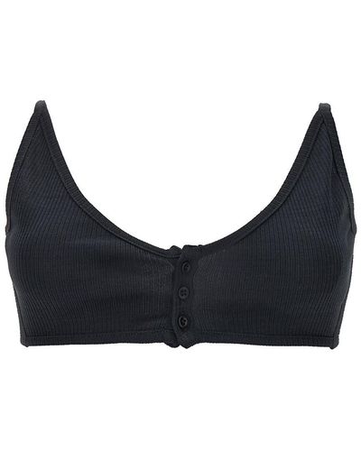 Y. Project Bralette 'Invisible Strap' - Blue