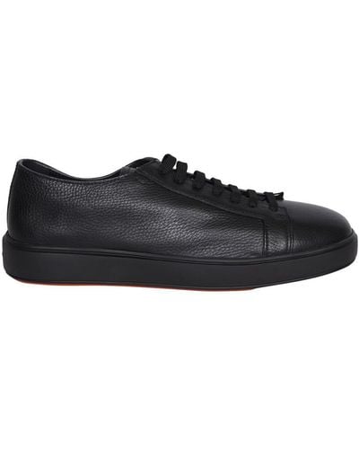 Santoni Cleanic Sneakers - Black