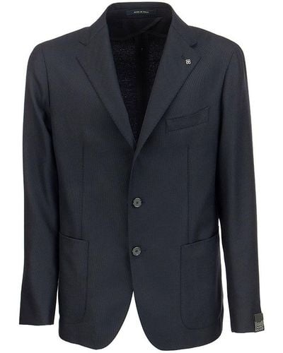 Tagliatore Classic Wool Jacket - Black