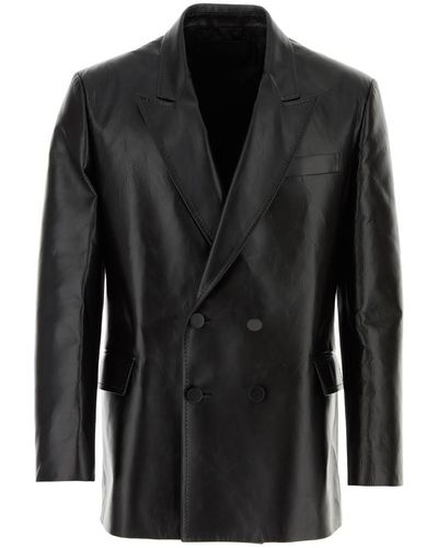 Valentino Garavani Leather Jackets - Black