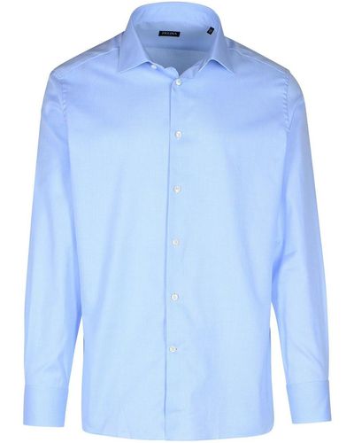 ZEGNA Light Cotton Shirt - Blue
