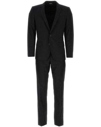 Dolce & Gabbana Wool Two Pieces Suit - Black