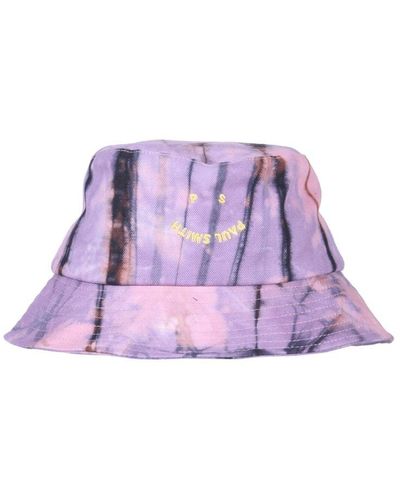 PS by Paul Smith Tie-dye Pattern Bucket Hat - Purple