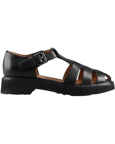 Church's Hove Sandals Shoes - Black