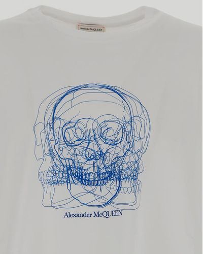 Alexander McQueen T-Shirts And Polos - Blue