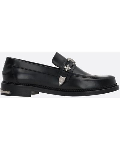 Toga Virilis Flat Shoes - Black