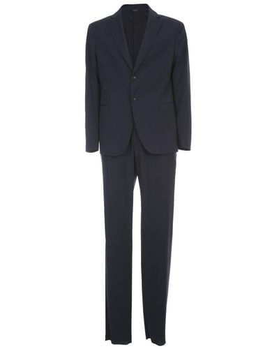 Giorgio Armani Slim Fit Suit W/pences F - Blue