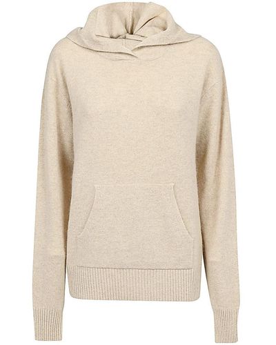 Majestic Filatures Knitted Hoodie - Natural