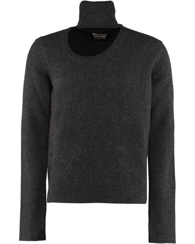 Bottega Veneta Wool And Cashmere Pullover - Black