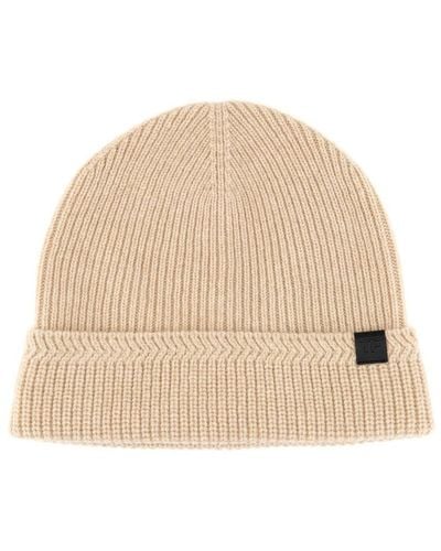Tom Ford Cashmere Beanie Hat - Natural
