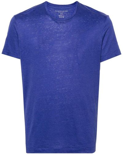 Majestic Filatures Short Sleeve Round Neck T-shirt Clothing - Blue