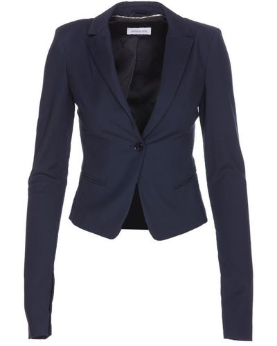 Patrizia Pepe Jackets - Blue