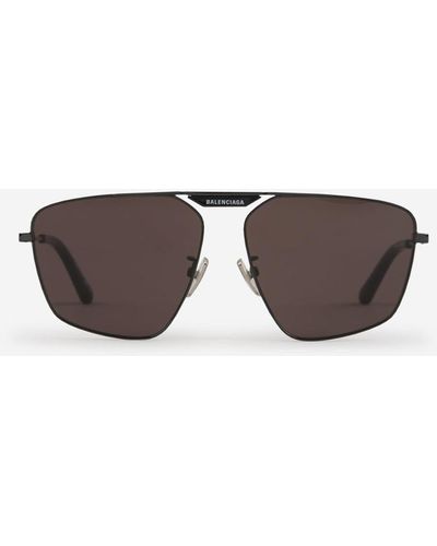 Balenciaga Aviator Sunglasses - Gray