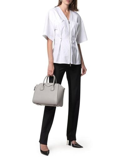 Givenchy Regular & Straight Leg Trousers - White
