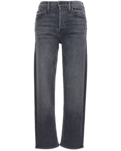 Mother The Tomcat Ankle Jeans Gray - Blue