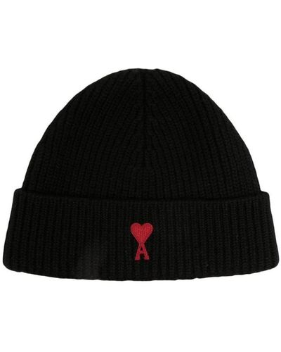 Ami Paris Caps & Hats - Black