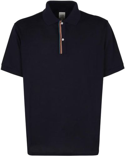Paul Smith Cotton-Piqué Polo Shirt - Blue