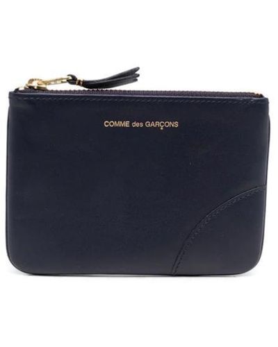 Comme des Garçons Classic Line Wallet: Leather - Blue
