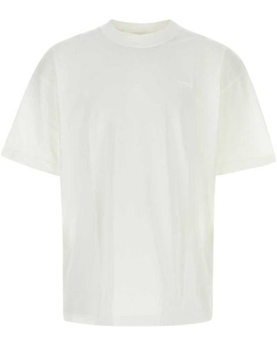 Buy VETEMENTS men black t-shirt inside out for $1,545 online on