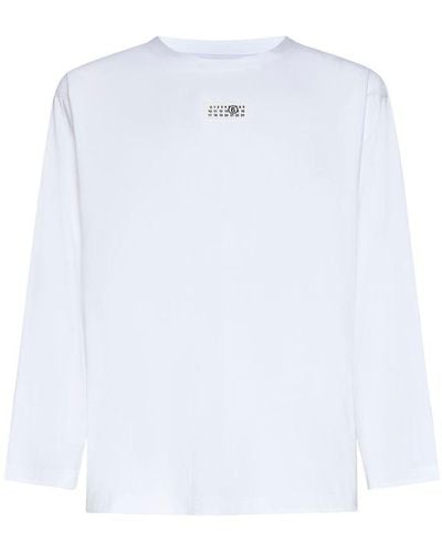 MM6 by Maison Martin Margiela T-Shirts And Polos - White