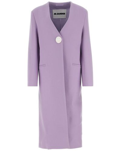 Jil Sander Cappotto - Purple