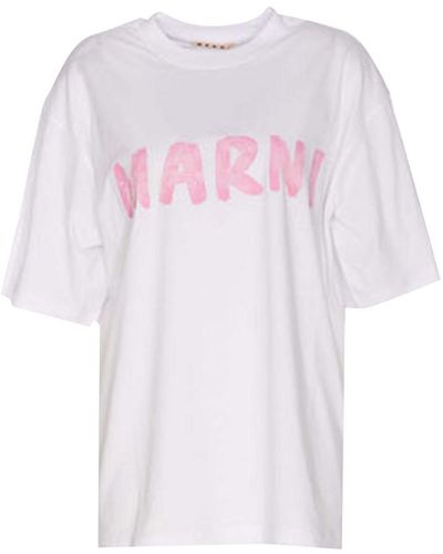 Marni Logo T-Shirt - White