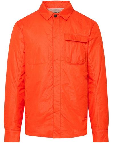 Premiata Dolphin Jacket In Orange Nylon