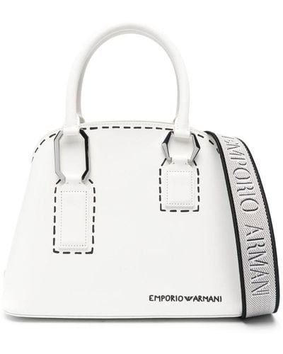 Emporio Armani Top-Handle Bag - White