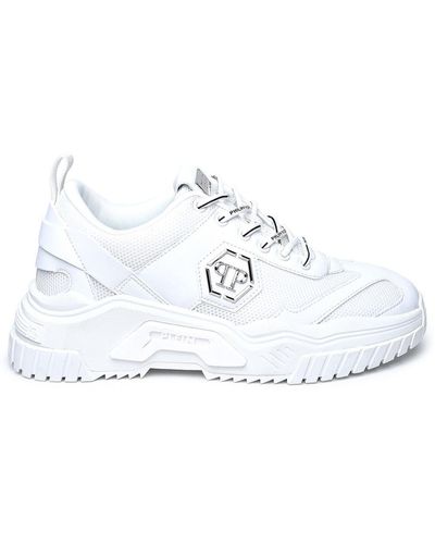 Philipp Plein Fabric Sneakers - White