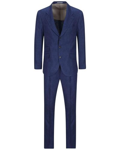 Brunello Cucinelli Two-piece Tailored Suit - Blue