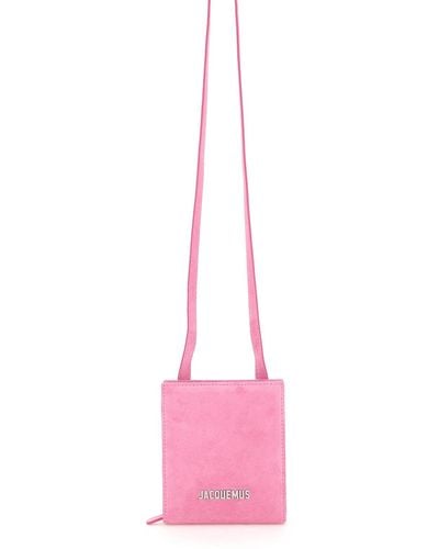 Jacquemus 'le Gadjo' Wallet On Neck - Pink